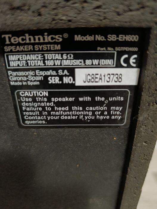 Kolumny technics sb-eh600
