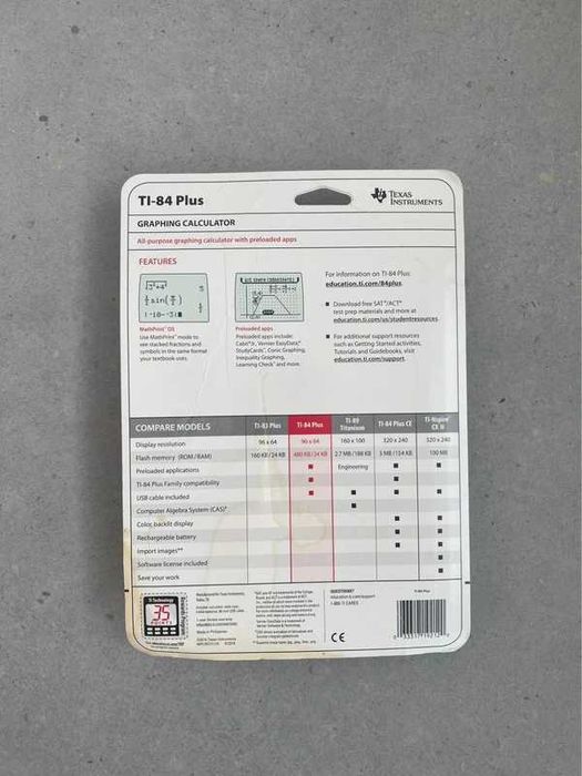 Calculadora Texas Instruments TI 84 Plus