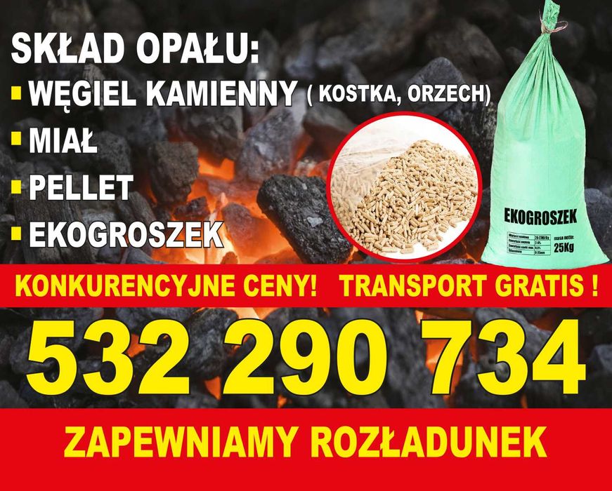 Węgiel Pellet Eko Groszek