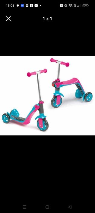 Hulajnoga/rowerek biegowy