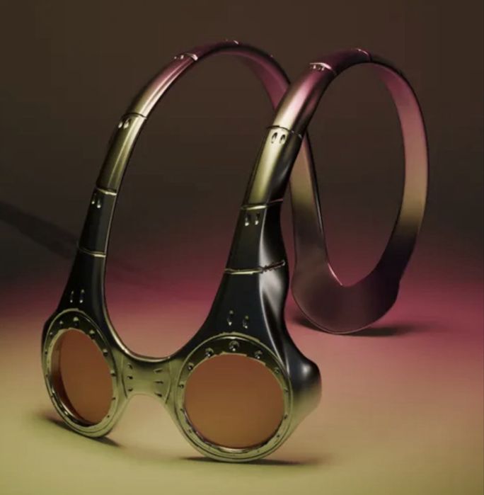 Футуристичні окуляри Oakley Overthetop надруковані на 3D принтері (Преміум якість)