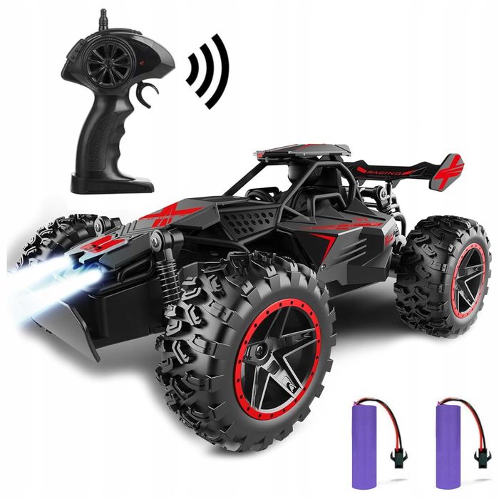 Samochód Zdalnie Sterowany RC Terenowy – 2 Akumulatory, 2.4 GHz