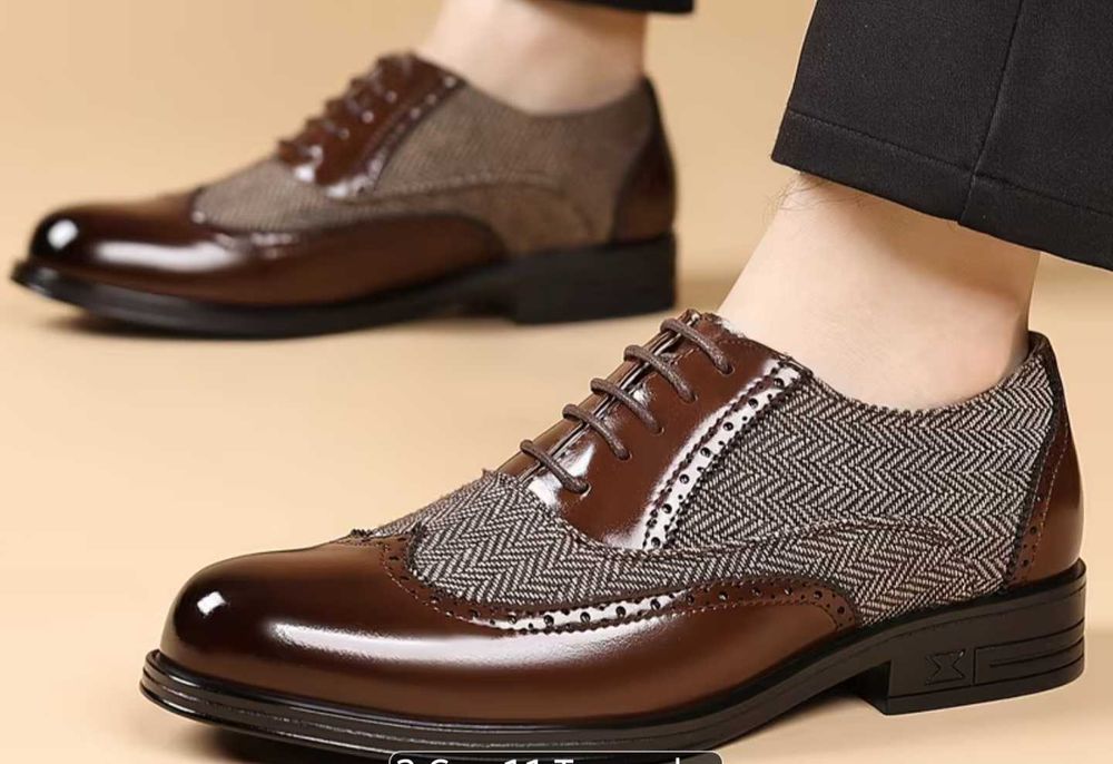 Sapatos de homem elegantes