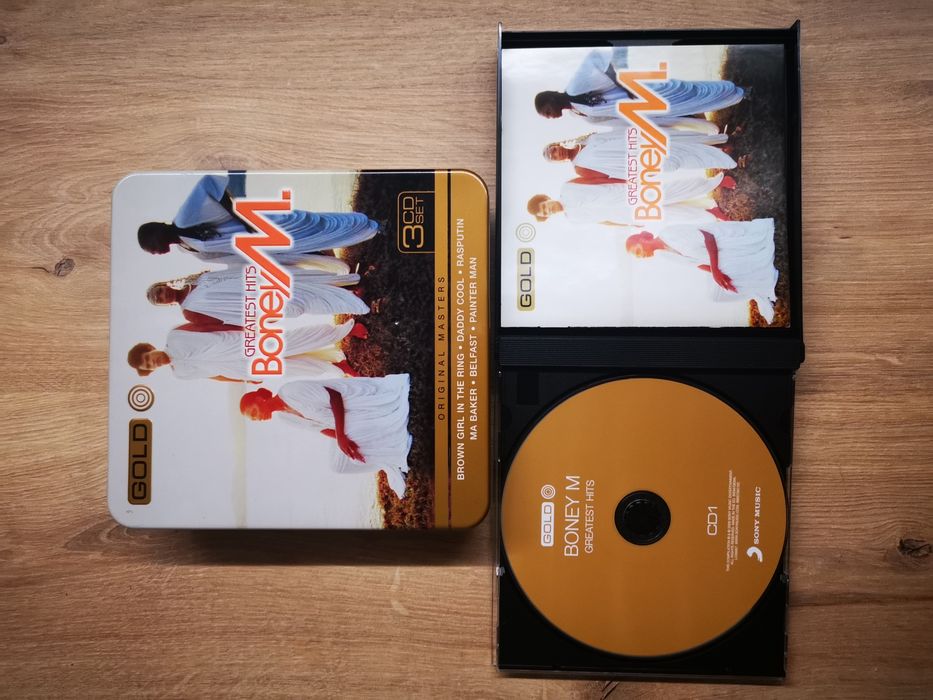 Boney M. Gretest Hits zestaw 3 płyt CD + metalowe pudełko