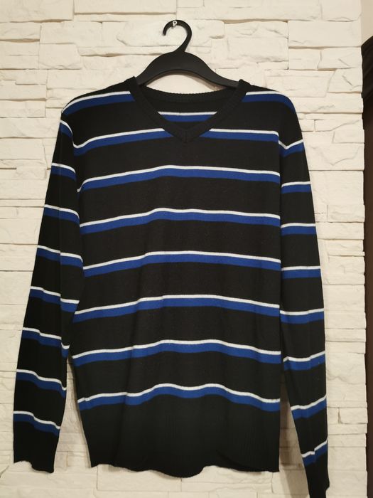 Sweter męski w paski