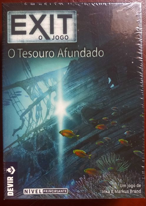 Jogo Exit: "O Tesouro Afundado" da editora Devir