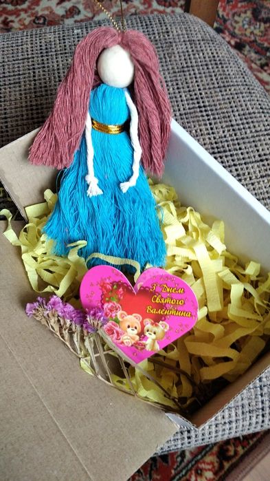 Лялька натуральний хлопок 18 см