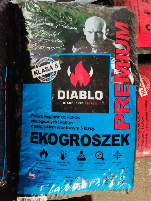 Ekogroszek workowany Sztygar ULTRA 28 MJ Diablo Skład Hermes Smyków
