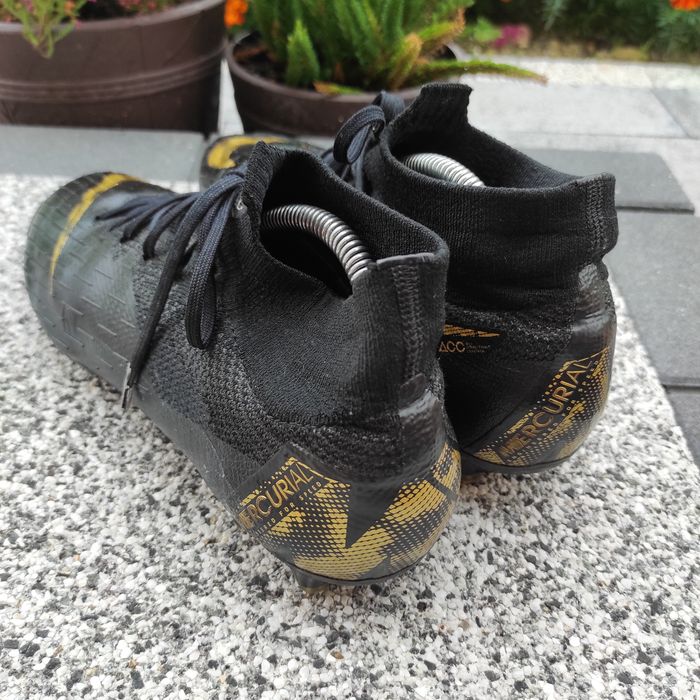 Nike Mercurial Superfly 6 Elite AG Pro Black Gold Buty Piłkarskie