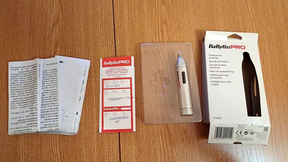 Триммер BaByliss PRO для носа и ушей FX 7020E