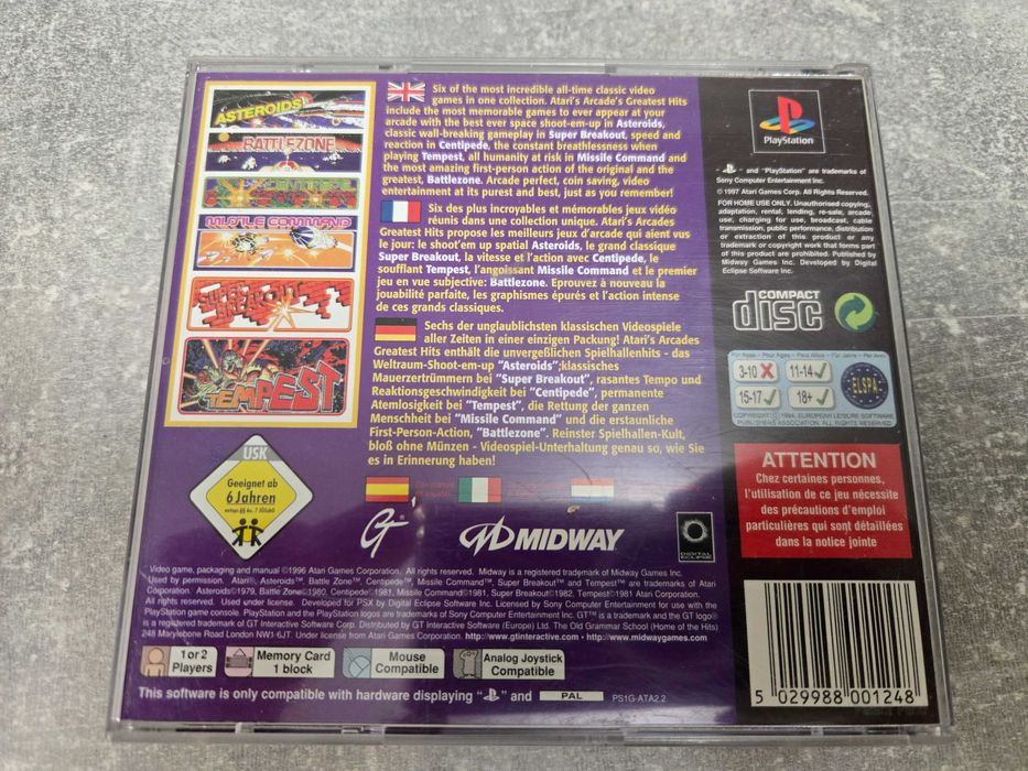 Arcade's Greatest Hits The Atari Collection 1