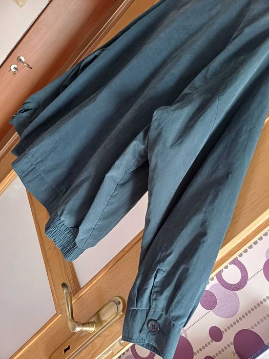 Kurtka męska jesienna roz  44-46 w kolorze morskim,miekki mater. Nowa