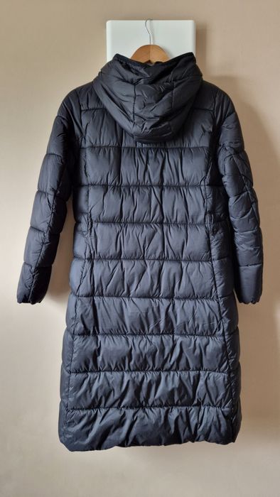 Sinsay pikowany płaszcz z kapturem 36 S 38 M