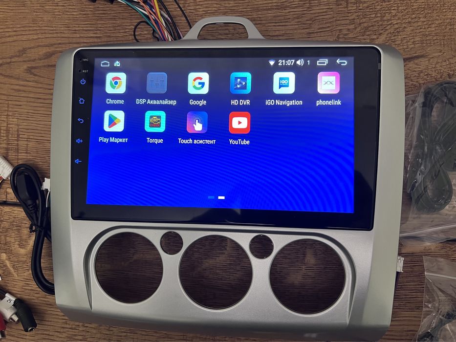 Магнітола камера 14 Android   Ford Focus 2001-2011 рік Carplay Андроїд