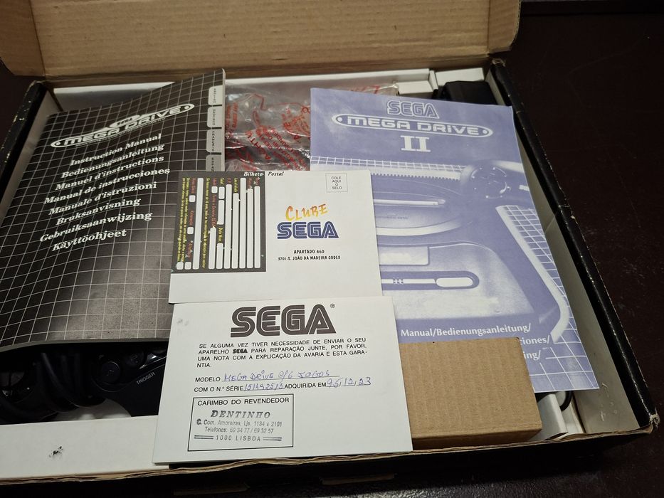 Consola megadrive com jogos