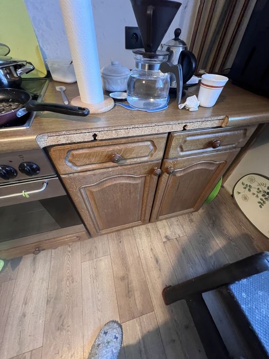 Kuchnia z debowymi frontami