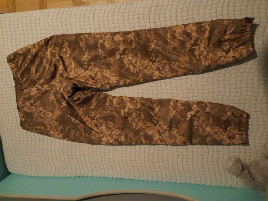 Штаны камуфляжные утеплённые армейской боевой формы 50/6