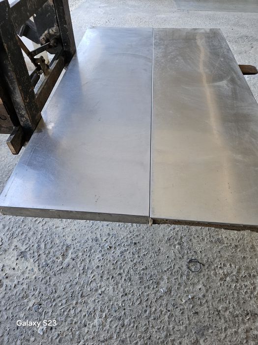 Tampos em inox para balcão
