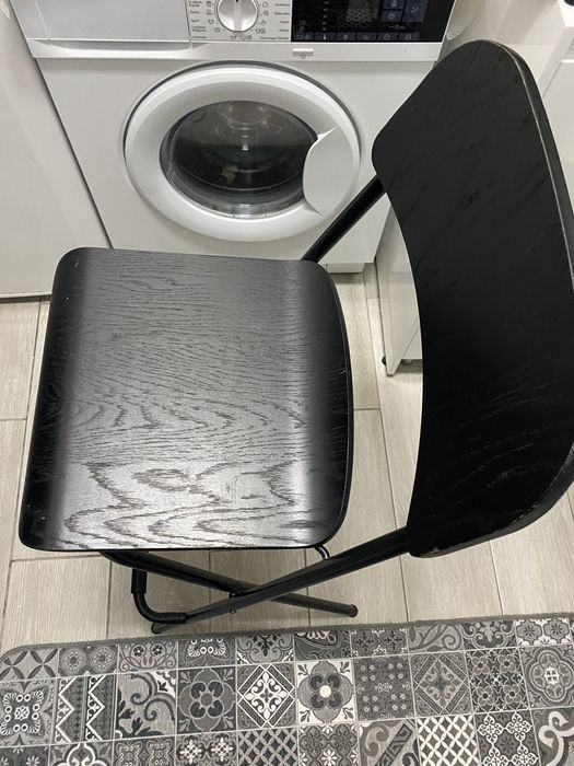 Banco alto com encosto, dobrável