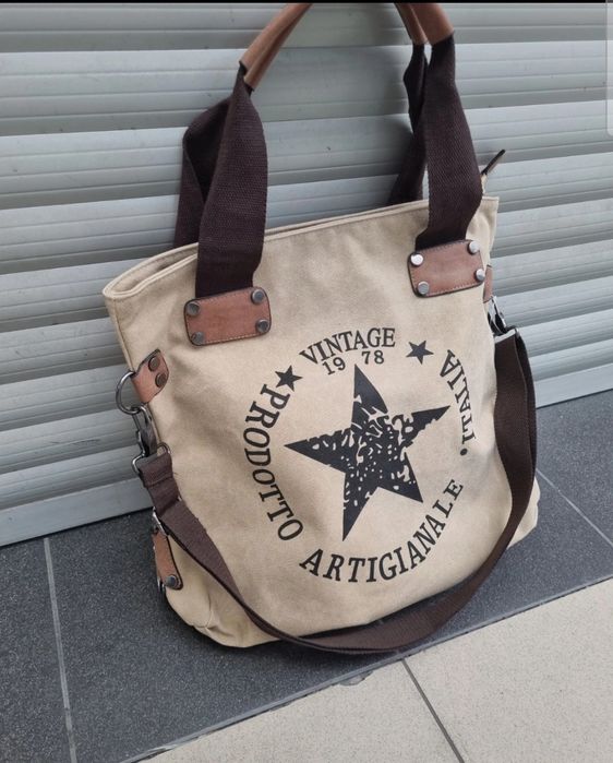 Torebka damska listonoszka beż