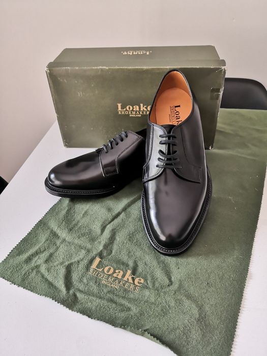LOAKE 771 EU 42 / UK 8 czarne buty męskie.