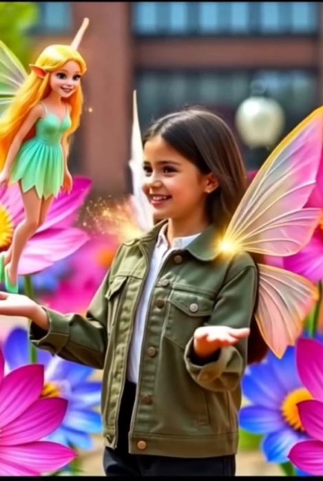 Персональне відеопривітання на свята для вашої дівчинки з її фотографі