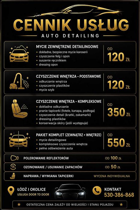 Czysta Strefa Detailing Łódź i okolice | Auto jak nowe