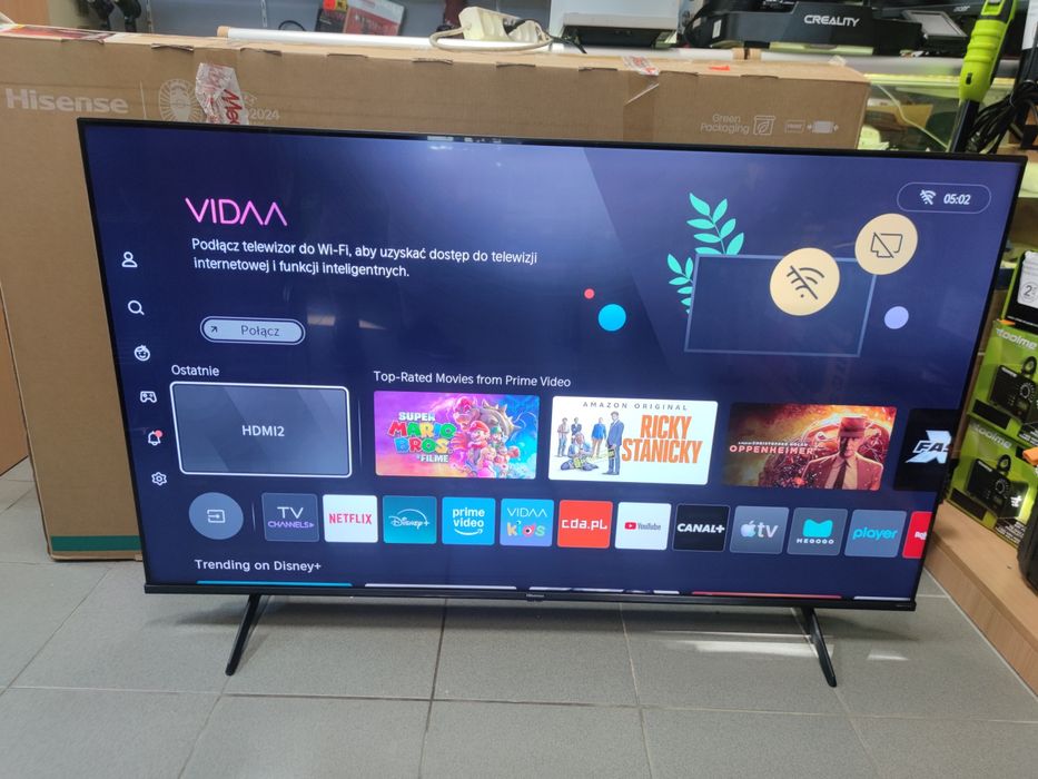 Hisense 55E7KQ 55" QLED 4K Smart TV – stan bardzo dobry - gwarancja - komis Madej Tarnów
