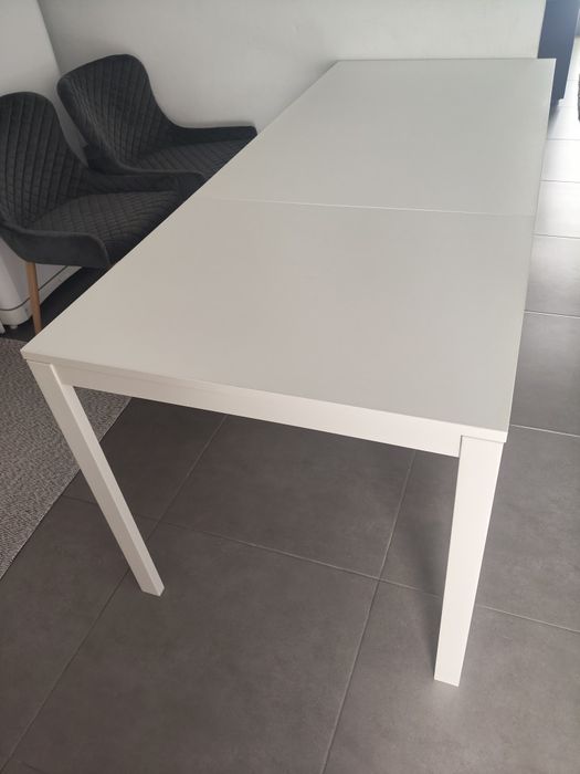 Mesa extensível branca