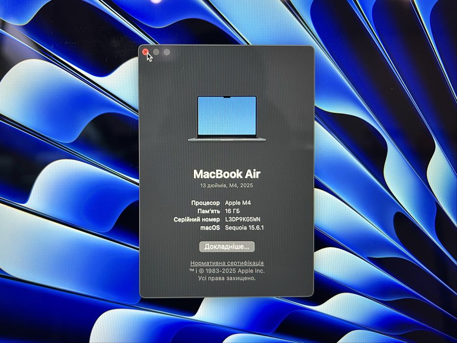 Open Box Mac Book Air M4 2025 13-inch