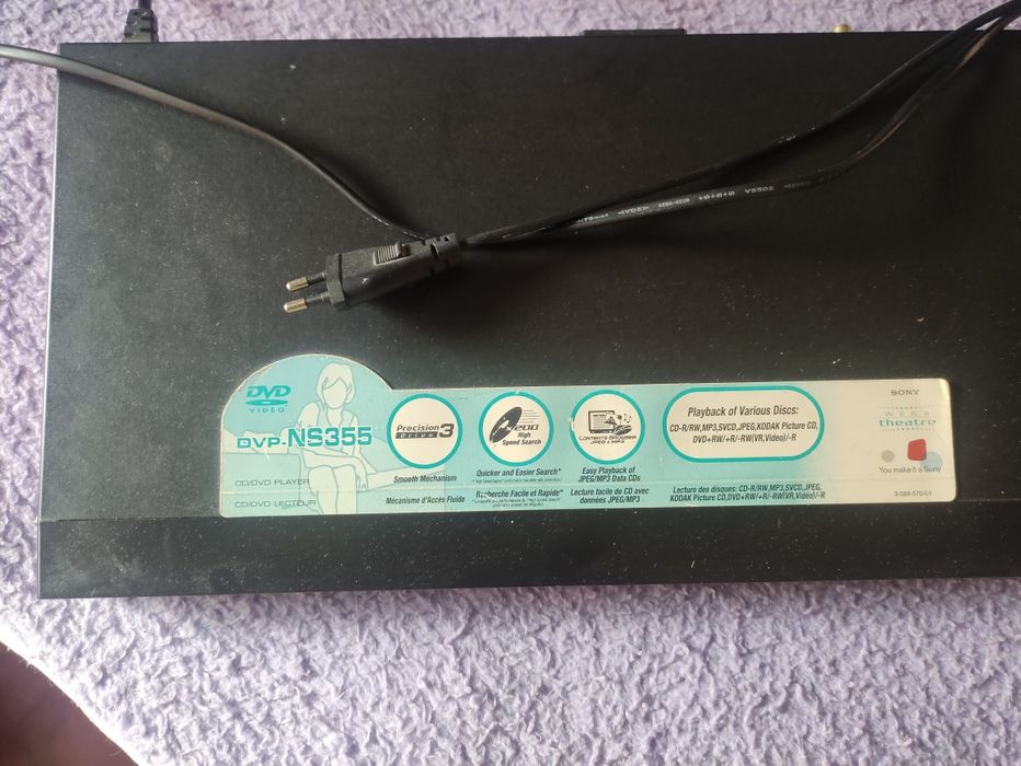 SONY leitor DVD, CD, MP3