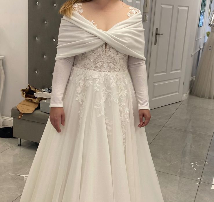 Bolerko ślubne-komin NOWE