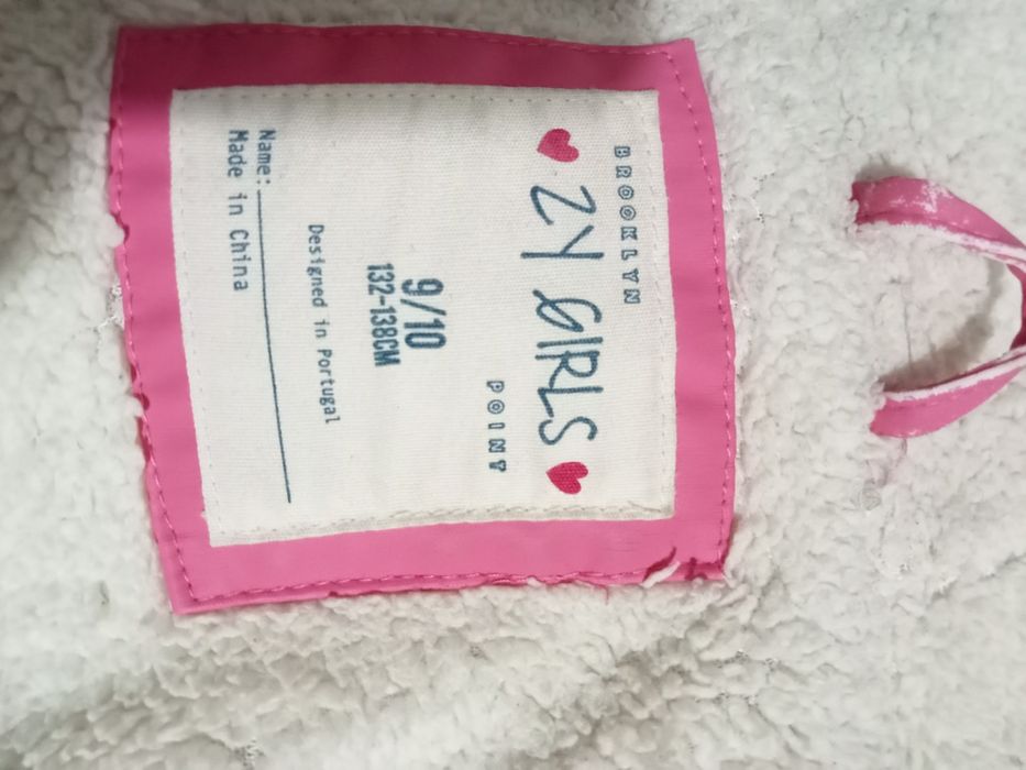 Casaco de inverno com forro zippy