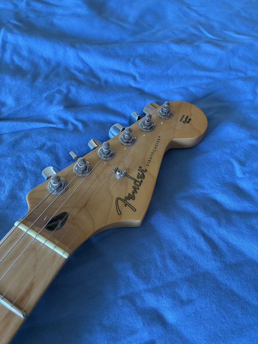 Fender Stratocaster Player Series HSS Silver Custom + Inox frets and dressing