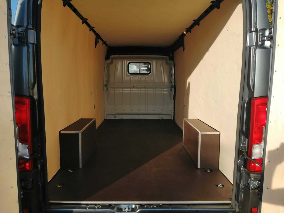Peugeot Boxer L4H2 Zabudowa auta samochodu dostawczego ze sklejki naturalnej