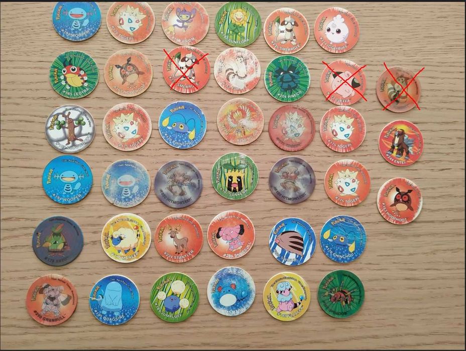 Tazos Pokémon 2nd parte