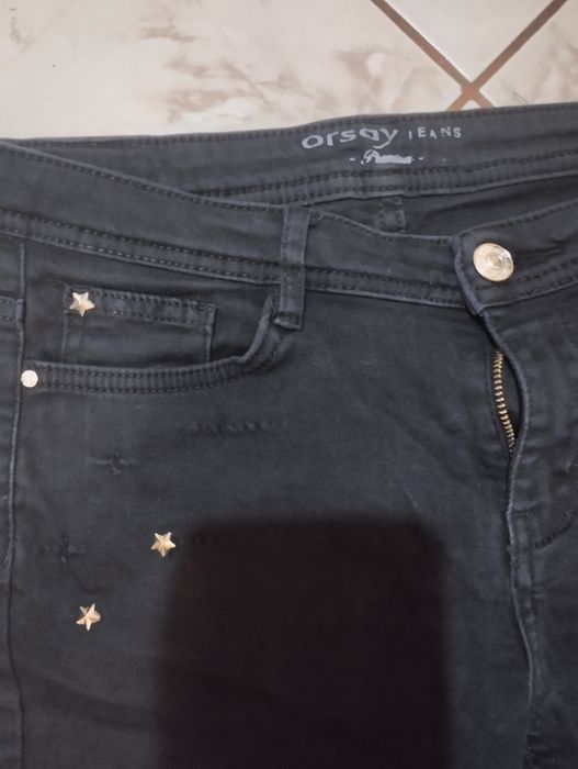 Jeansy damskie Orsay. M. Czarne