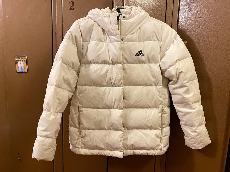 Пуховик Adidas, білий оригінал