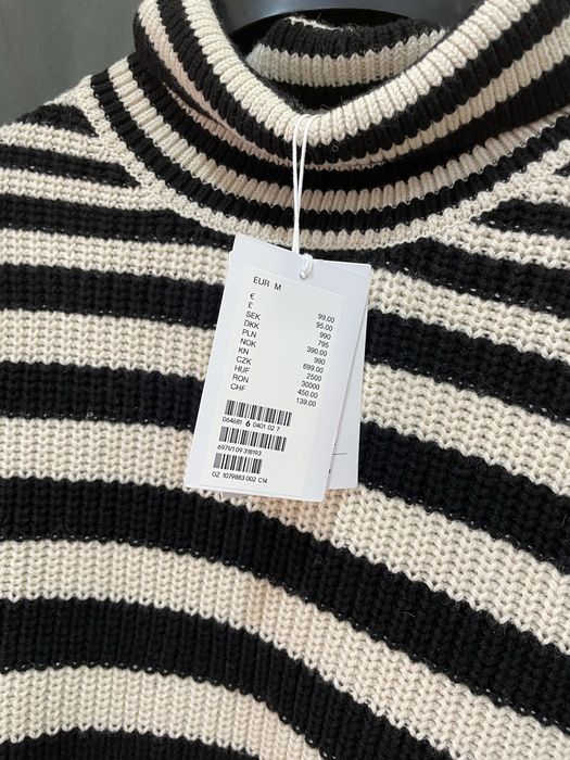Camisola Other Stories às riscas de lã e algodão tamanho M nova
