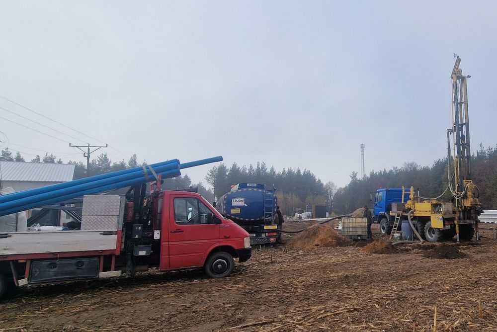 Wiercenie studni. odwierty pod pompe ciepła