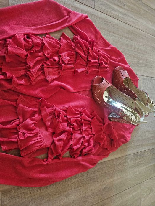 Włoskie letnie buty marki Scaviola r. 37 + GRATIS bolerko Figleaves
