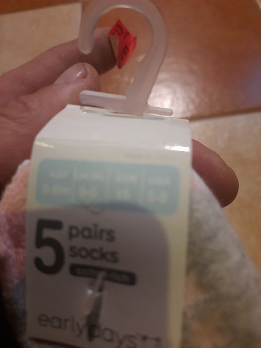 Skarpetki dziecięce  5 par ciepłe zimowe