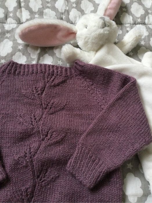 Sweter handmade wełna 62