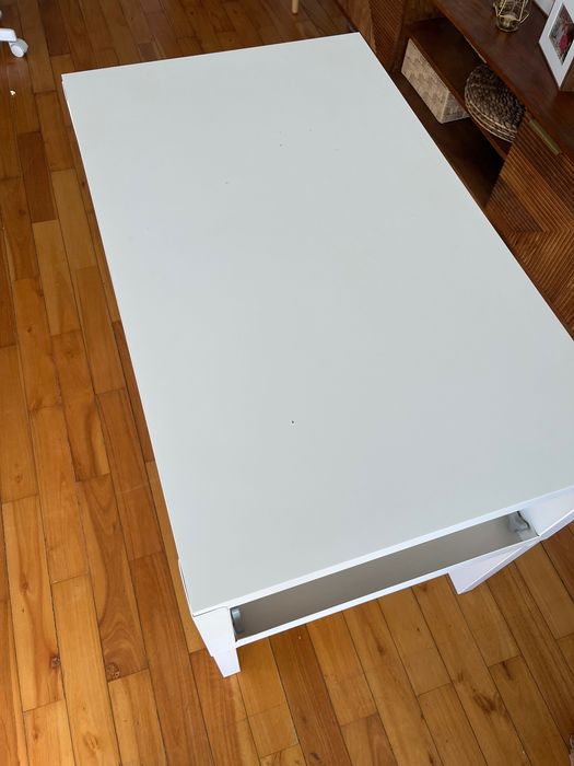 Secretária infantil, altura regulável branco, 96x58 cm