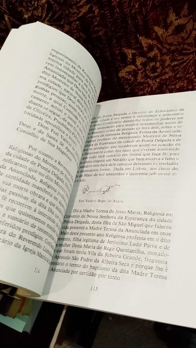 Vida e Virtudes da Madre Teresa D´Anunciada