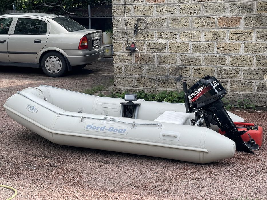 Надувная лодка Fiord Boat Jeannine 280М Mercury 15