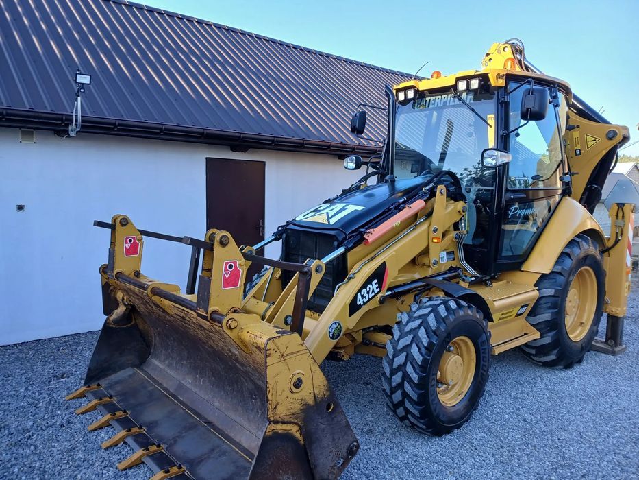 Caterpillar 432E PREMIER/JOYSTICK/NOWE OPONY  Super Stan/Bez luzów/Oryginał/Koparko-ładowarka