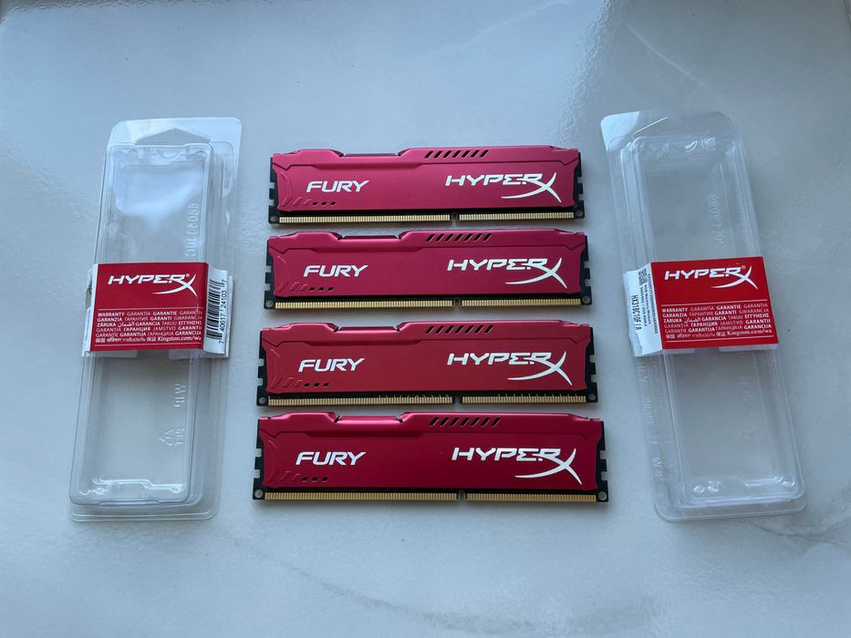 Комплект память оперативна 16GB HyperX Fury RED