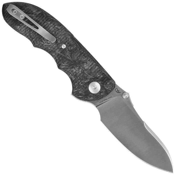 Nóż składany Viper Moon Dark Matter Black Fat Carbon, Satin MagnaCut