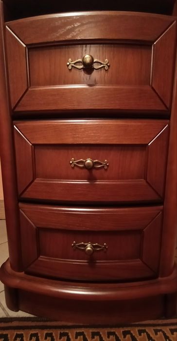 Luksusowe biurko gabinetowe NEFRYT 160cm | Gięte fronty | Klasa premium
